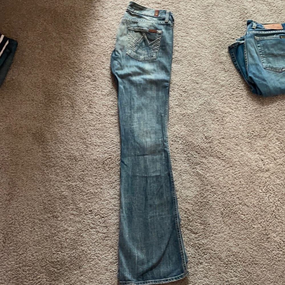 7 for all mankind authentic studded jean